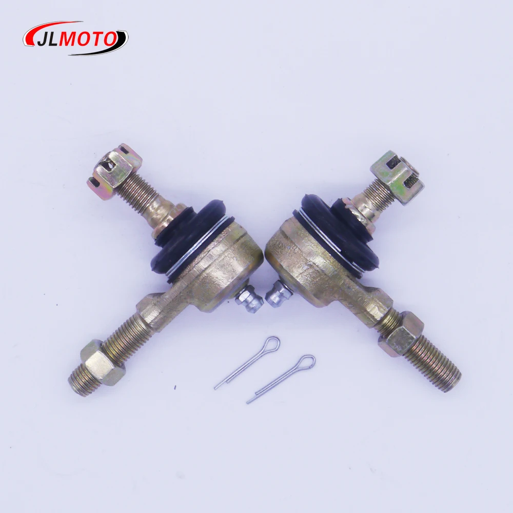 1 Pair M10-M10 Tie Rod End Kits Ball Joint Grease Fitting Fit For China Electric ATV 50cc 110cc 150cc 200cc 250cc 300cc Buggy
