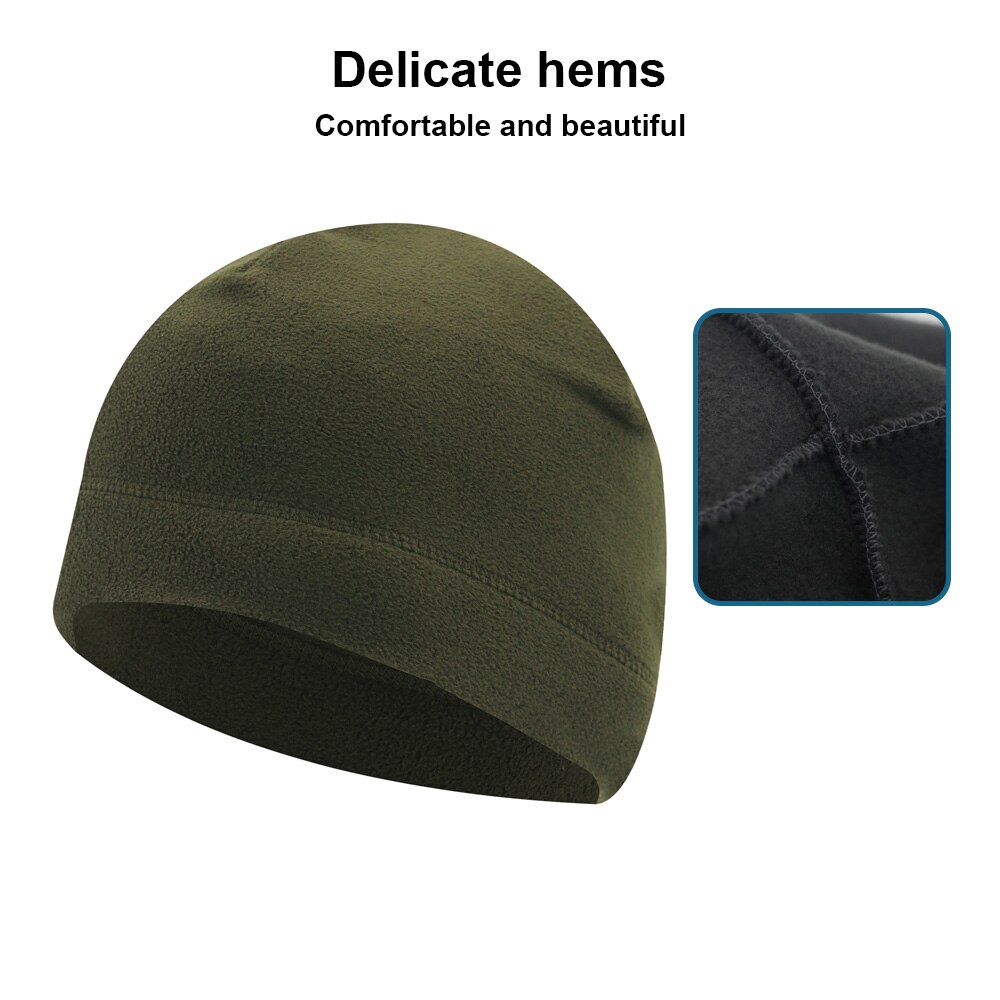 1pc quente inverno crânio boné macio polar velo chapéu grosso à prova de vento gorro ao ar livre boné de esqui unisex adequado para unisex