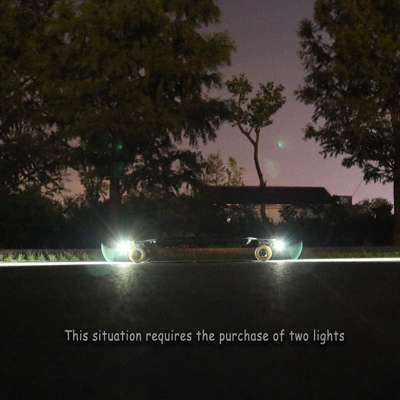 O skate ilumina o brilho impermeável conduziu a cauda de segurança para Longboard elétrico