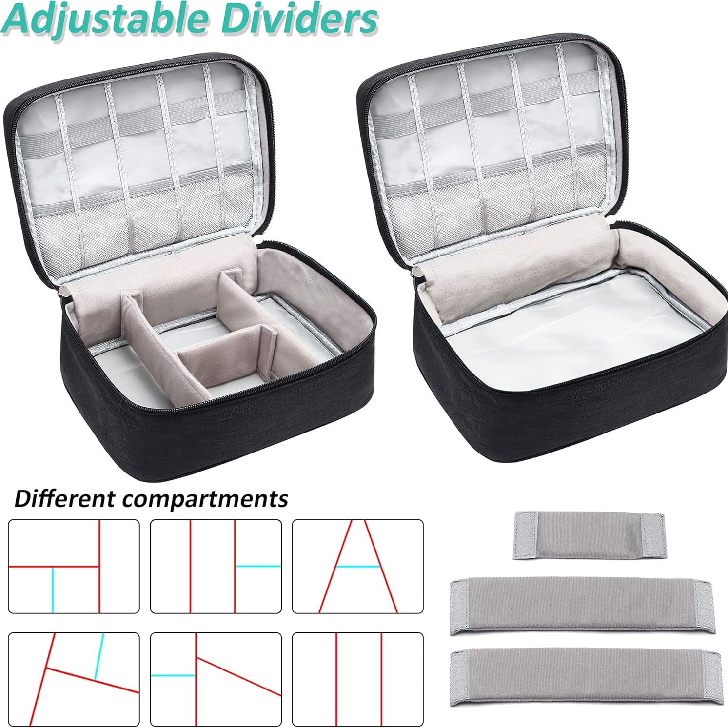 Leisure Office Travel Multifunctional Electronic Products Data Cable Storage Bag Waterproof Portable Digital Storage Bag