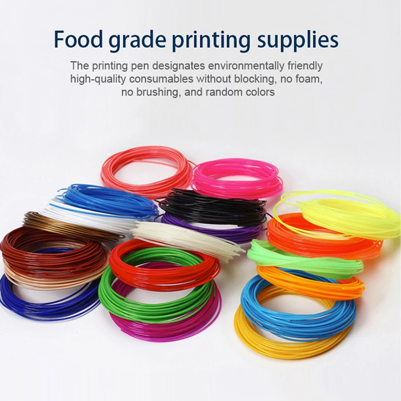ใหม่ 3D การพิมพ์ปากกา PCL Filament ต่ําอุณหภูมิเสียง Anti-Scald 3D การพิมพ์ปากกา DIY วาดของเล่นสําหรับเด็กผู้หญิงวันเกิด...