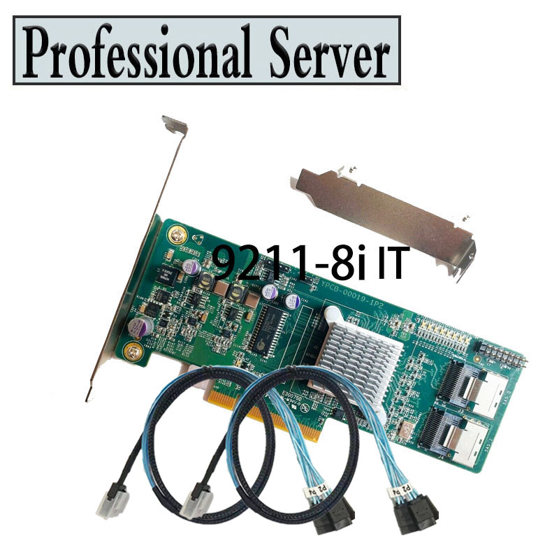 INSPUR 9211-8i 6Gbps HBA LSI FW:P20 Modo TI ZFS FreeNAS unRAID+2* SFF-8087 SATA