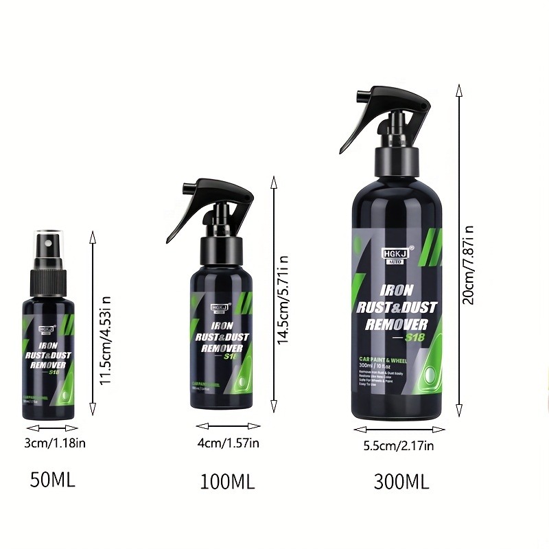 Car Rust Remover Multi Purpose Rust Remover Spray Bathroom Door Hub Strong Rust Remover Iron Polishing Refurbishing Agent