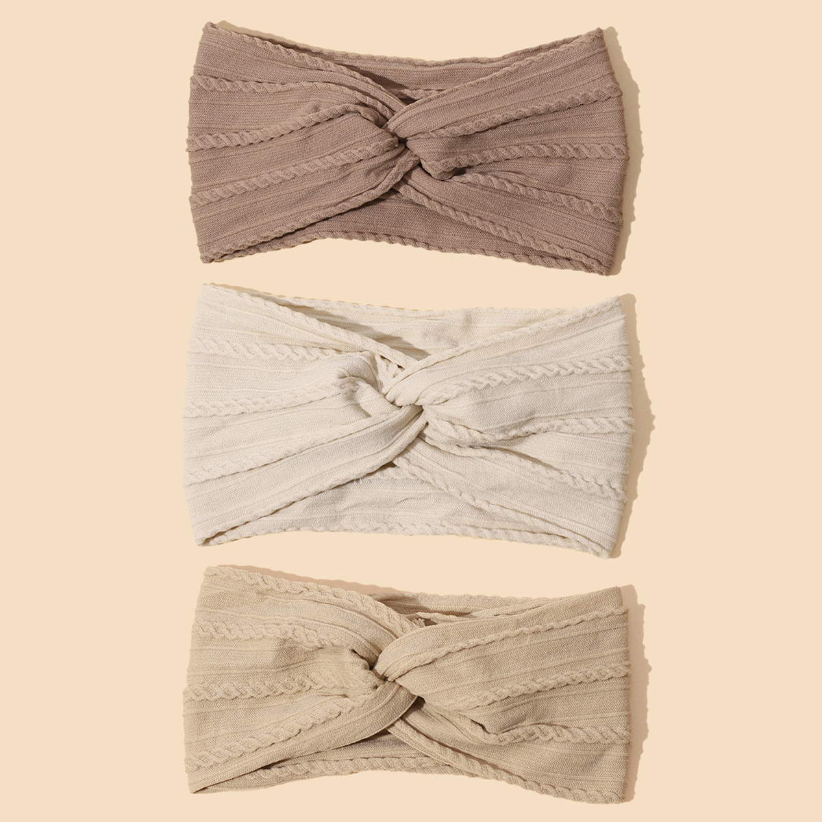 3 pçs/set headbands para o bebê novo cabo de malha cruz hairbands para crianças meninas elásticos para menina acessórios para o cabelo