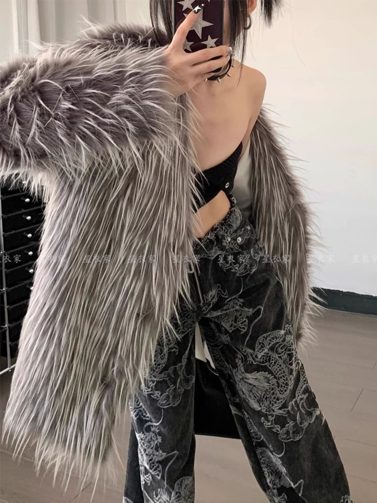 女性黒ゴシックドラゴンプリントジーンズだぶだぶヴィンテージ美的カウボーイパンツ原宿デニムパンツ Y2k ゴミ 2000 年代服 2024