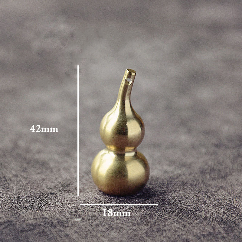 MINI Secret stash ซ่อนปลอดภัย diversion เครื่องประดับ kotak obat ทองเหลือง gourd เครื่องประดับพวงกุญแจสะดวก Pocket pill BOX