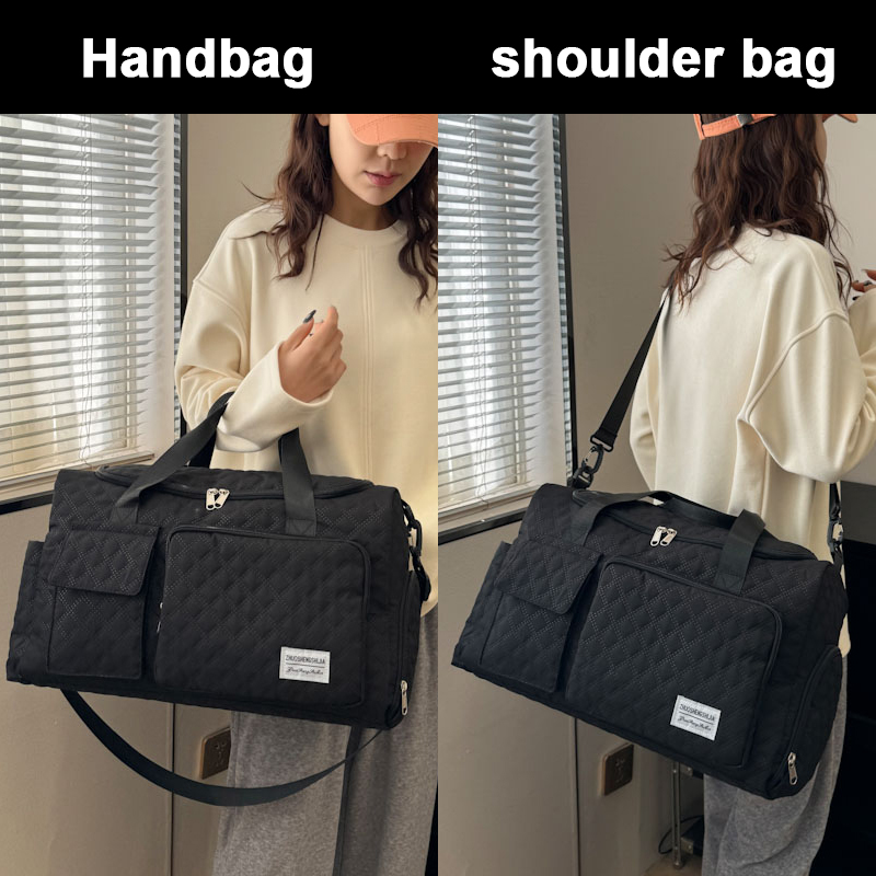 Bolso de viaje a la moda, bolsos de mano de gran capacidad, bolsas de equipaje de mano para hombres y mujeres, bolso de hombro para exteriores, bolso deportivo impermeable para gimnasio