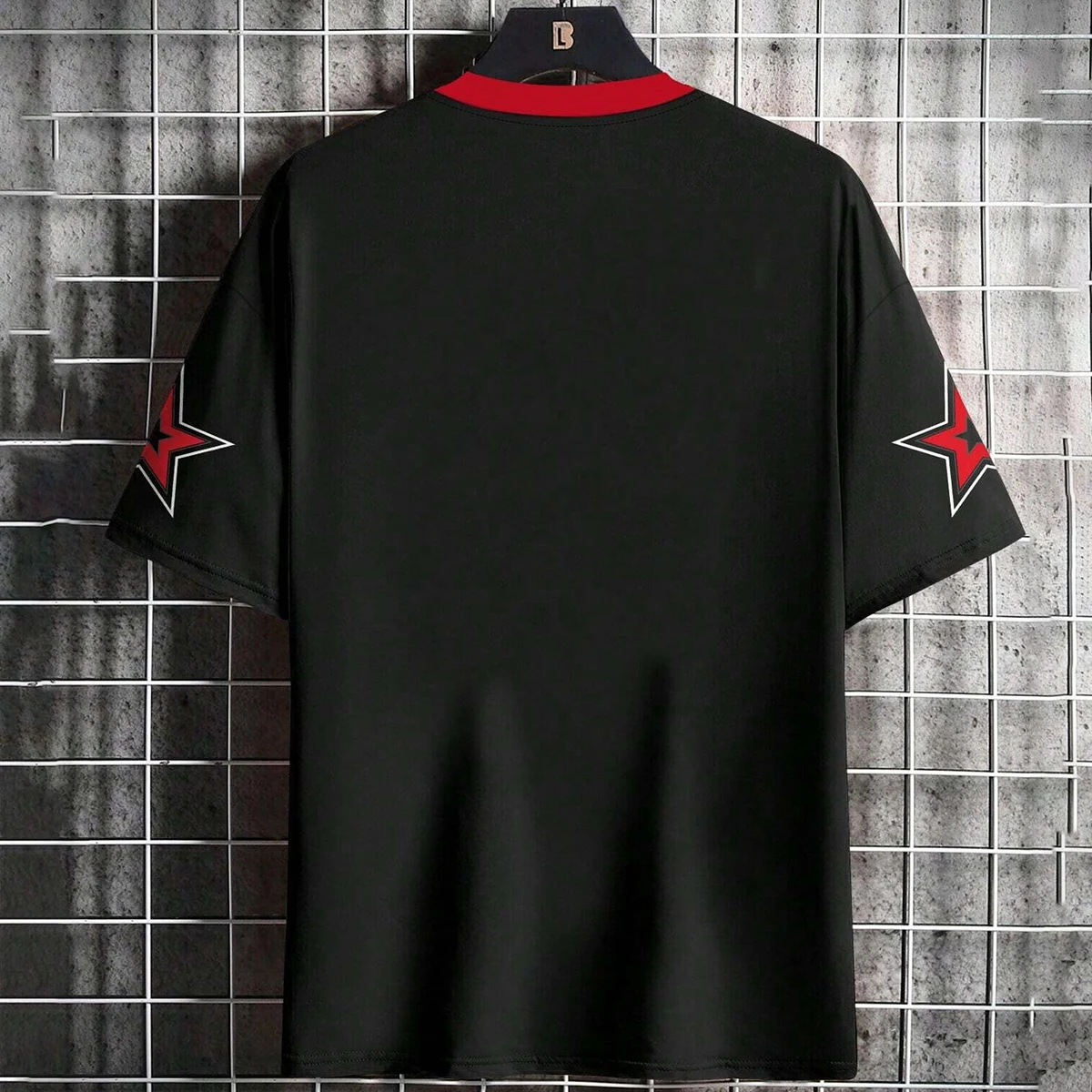 Camiseta de manga corta con cuello redondo y estampado de números y letras para hombre, ropa para fanáticos de los deportes al aire libre, camisetas para hombre y mujer