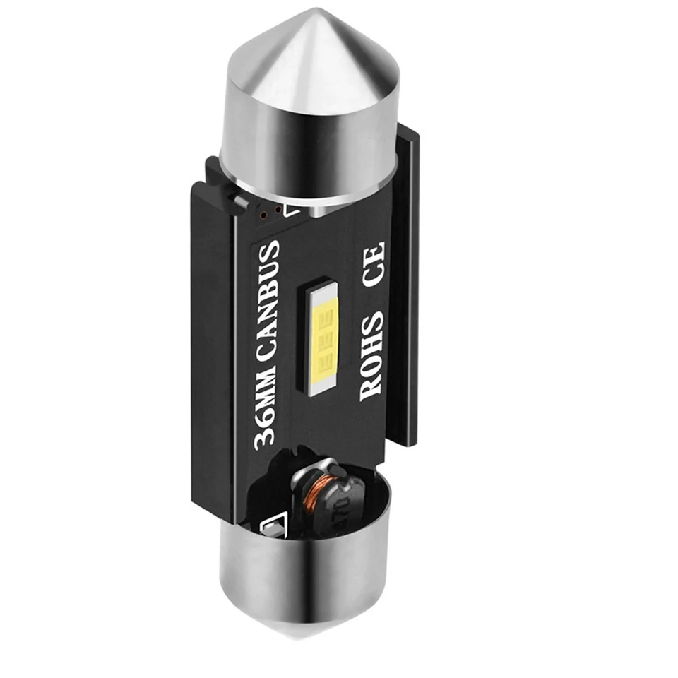 1x CSP 1860 C5W Đèn LED Xe Hơi Ô Tô 31Mm 36Mm 39Mm 41Mm Festoon Đọc Sách Nội Thất Ô Tô Dome xe Thân Cây Cửa Bóng Đèn 6000K DC12V