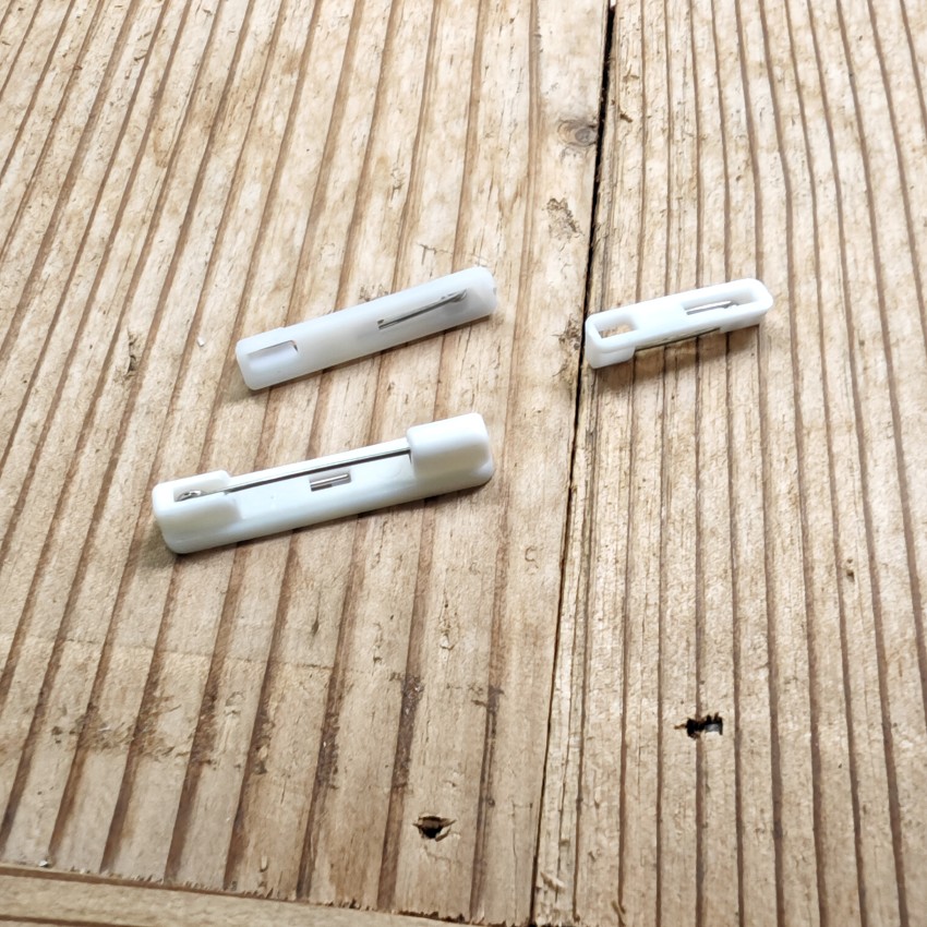 1000 шт., пластиковая булавка, идентификатор работы, номерной знак, нагрудный значок, аксессуар