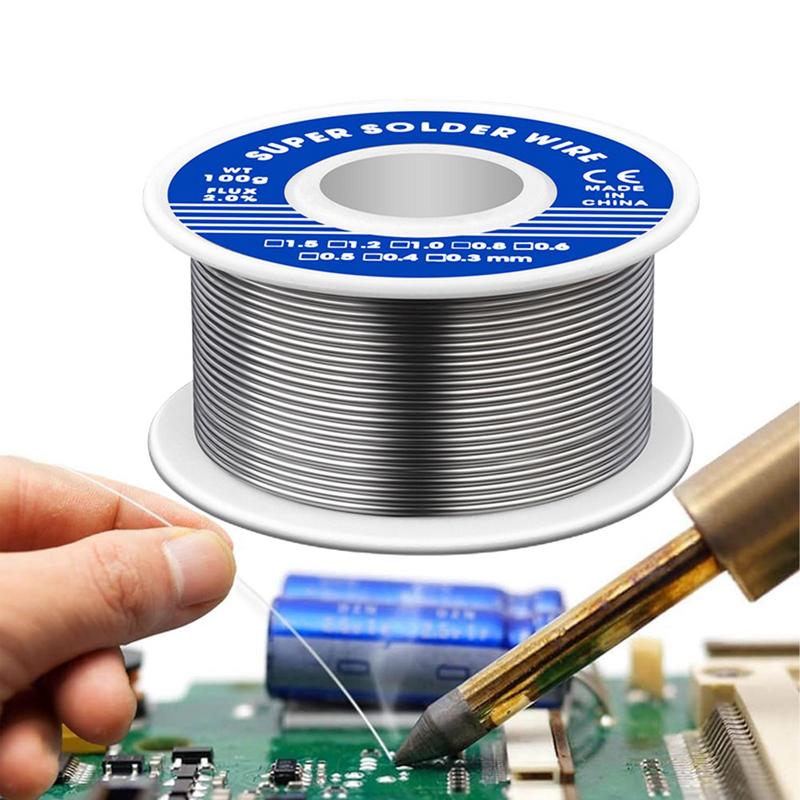 Electronic Soldering Wire Solder Wires Rosin Core Tin Multipurpose Welding Flux Iron Wire Reel Home Accessories For Repair