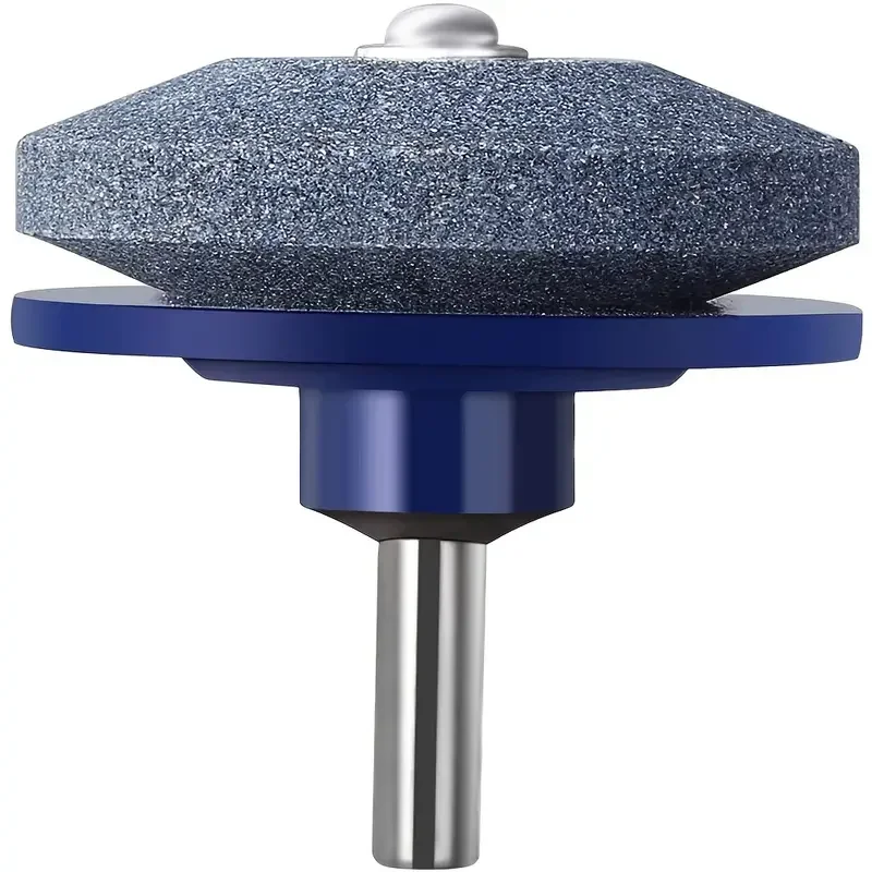 Afilador de cortacésped elettrico con cabezal de molienda resistente al desgaste y lijadora de piedra de afilar