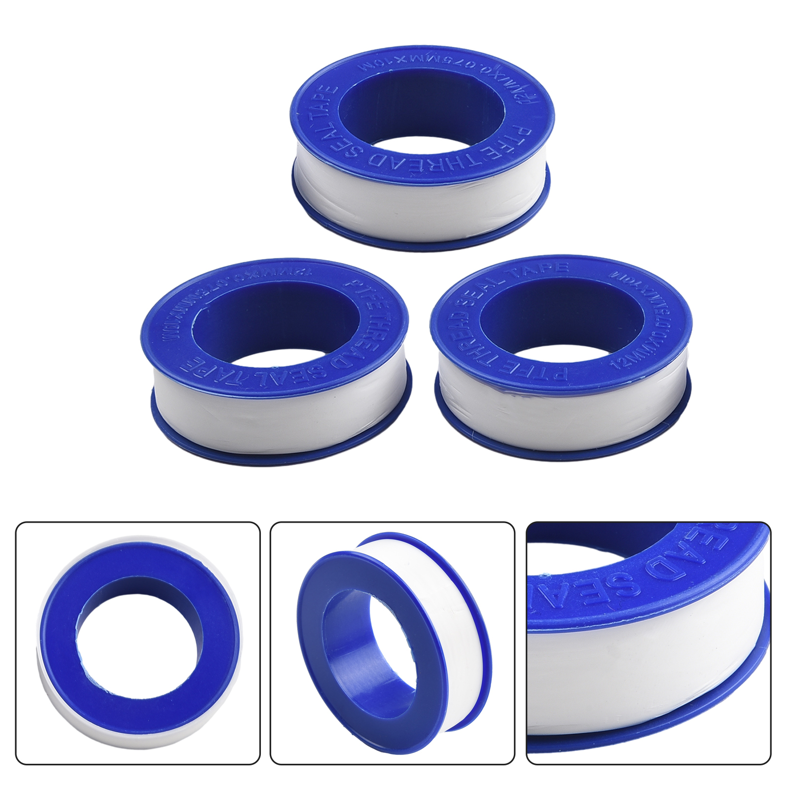 3 ชิ้น PTFE ท่อประปาด้ายเทปจัดส่งฟรีน้ํามันฟรี Leakproof ท่อระบายน้ําปลั๊กท่อน้ําก๊อกน้ําซ่อมเครื่องมือกาว Sealant