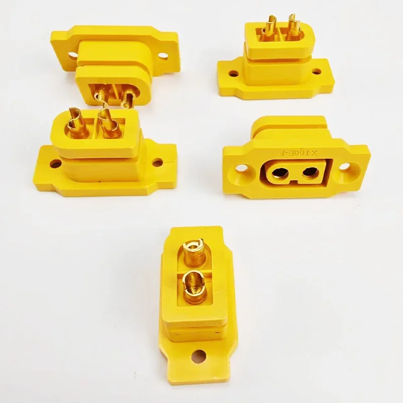 5 pcs/10 pcs XT60E-F หญิงขนาดใหญ่ทอง/ทองเหลือง Ni Plated Connector แบตเตอรี่เชื่อมต่ออะแดปเตอร์สําหรับรุ่น RC