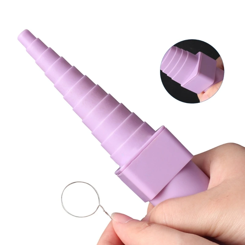 R3MC 6 ชิ้น/เซ็ตลวดไขลาน Tower DIY กระดาษ Quilling Drawing เครื่องมือ DIY Handmade Shaping อุปกรณ์สำหรับหอพักและโรงเรียน