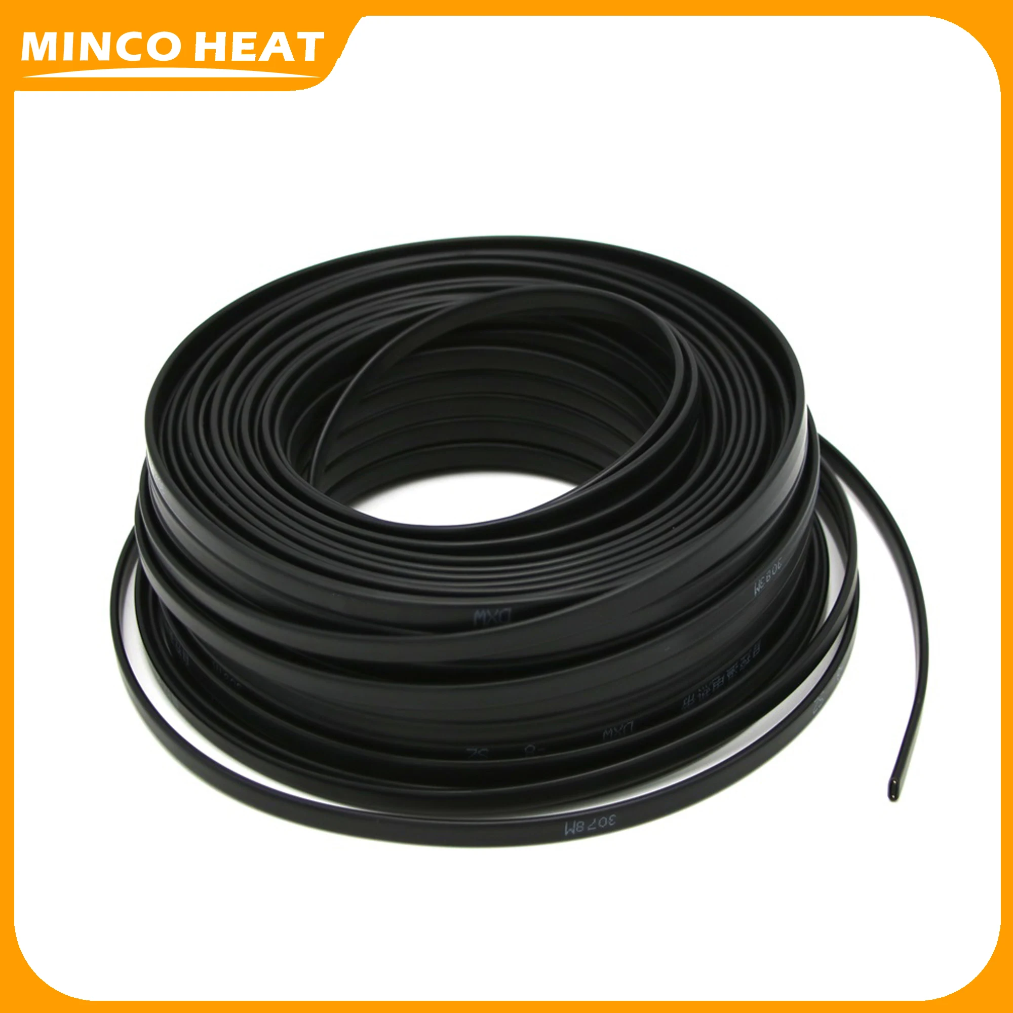 Minco ความร้อนที่ดีที่สุดราคา 20 วัตต์/เมตรสารหน่วงไฟสาย 0.5 ~ 7 เมตรนุ่มยืดหยุ่นท่อ Freeze ป้องกัน Self-regulating ความร้อนสาย