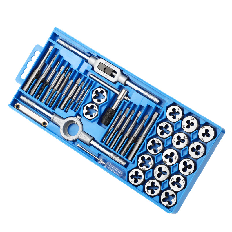 Clearance_40pcs Grifos portátiles de varios tamaños para el hogar Cajas de herramientas de losas Herramienta de hardware Combinación universal portátil Aleación Ste_Continuou