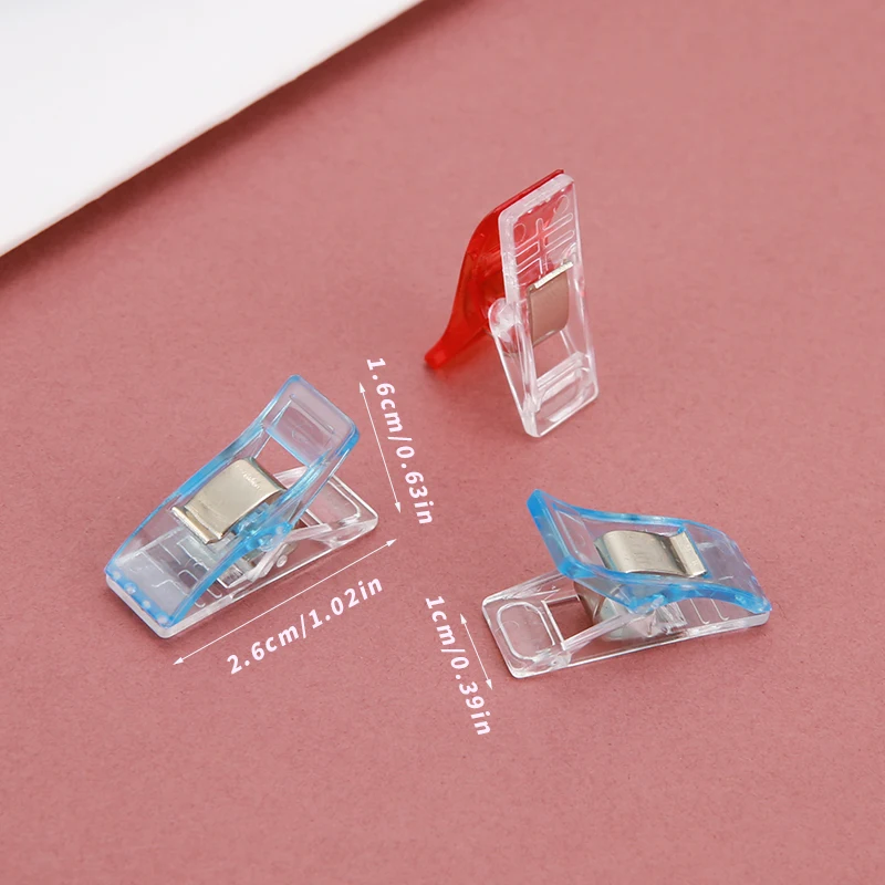 Nähen Clips Bunte Clips Mehrzweck Kunststoff Handwerk Häkeln Stricken Sicherheit Kleidung Clips Farbe Bindung Clips Papier