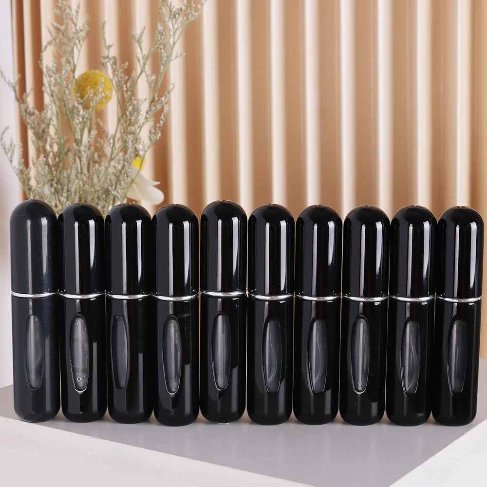 Set di bottiglie di profumo da 5/10 pezzi da 5 ml, materiale ecologico, flacone spray per profumo, mini contenitore idratante portatile