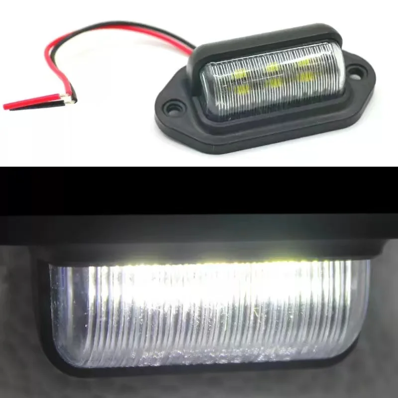 2 pçs luz de licença do carro para suv caminhão reboque van tag passo lâmpada lâmpadas brancas produtos do carro luzes da placa licença