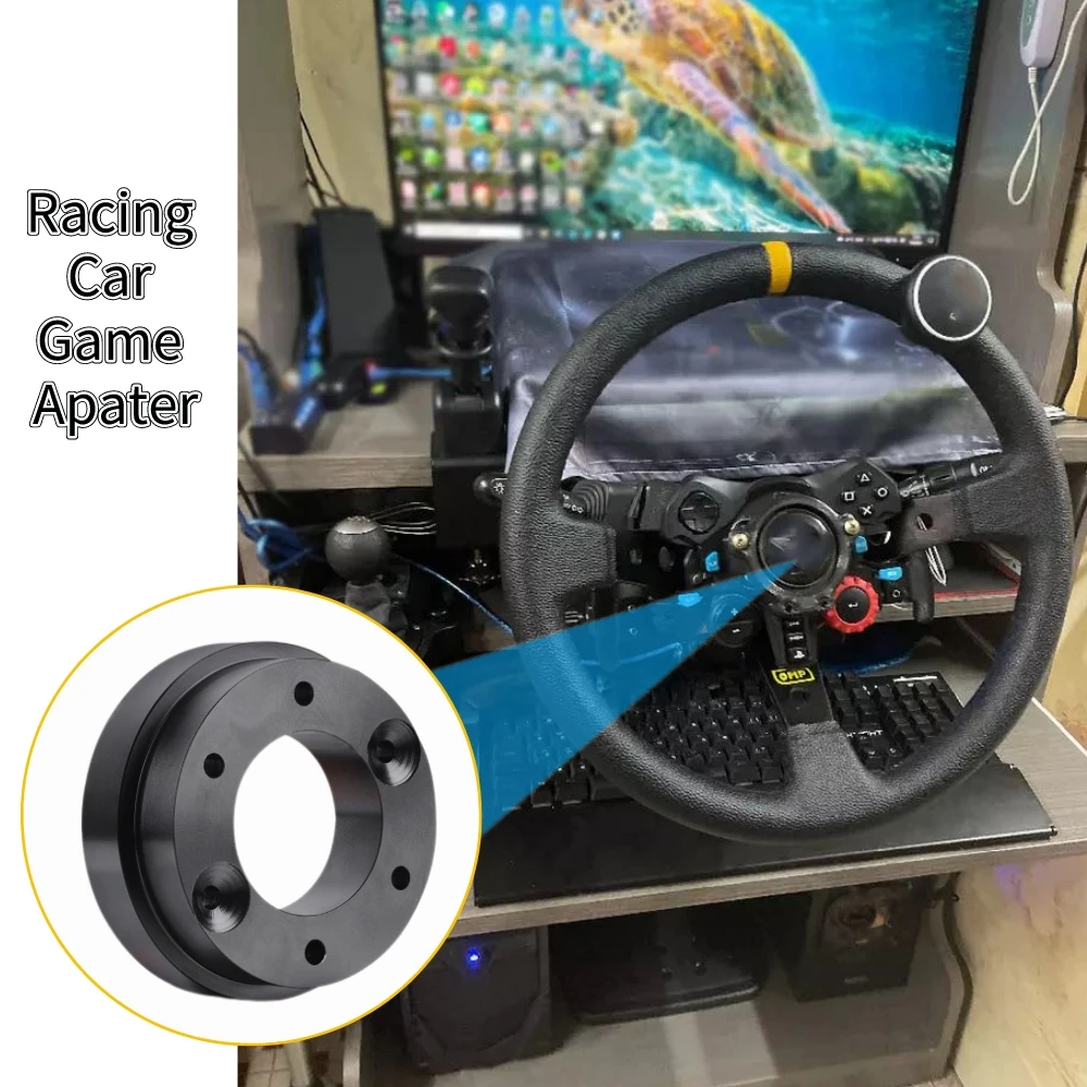 Für Logitech G29 G920 G923 70mm Adapter Platte Hub Boss Für 13 Zoll Lenkrad PCD Racing Auto Spiel aluminium Modifikation