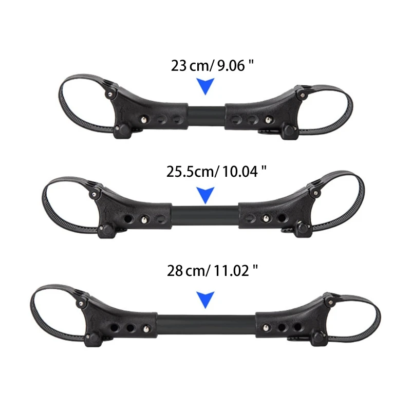 3Pcs Twin Carrinho bebê Conector Universal Articulações Infantil Carrinho Strap Linker Gancho