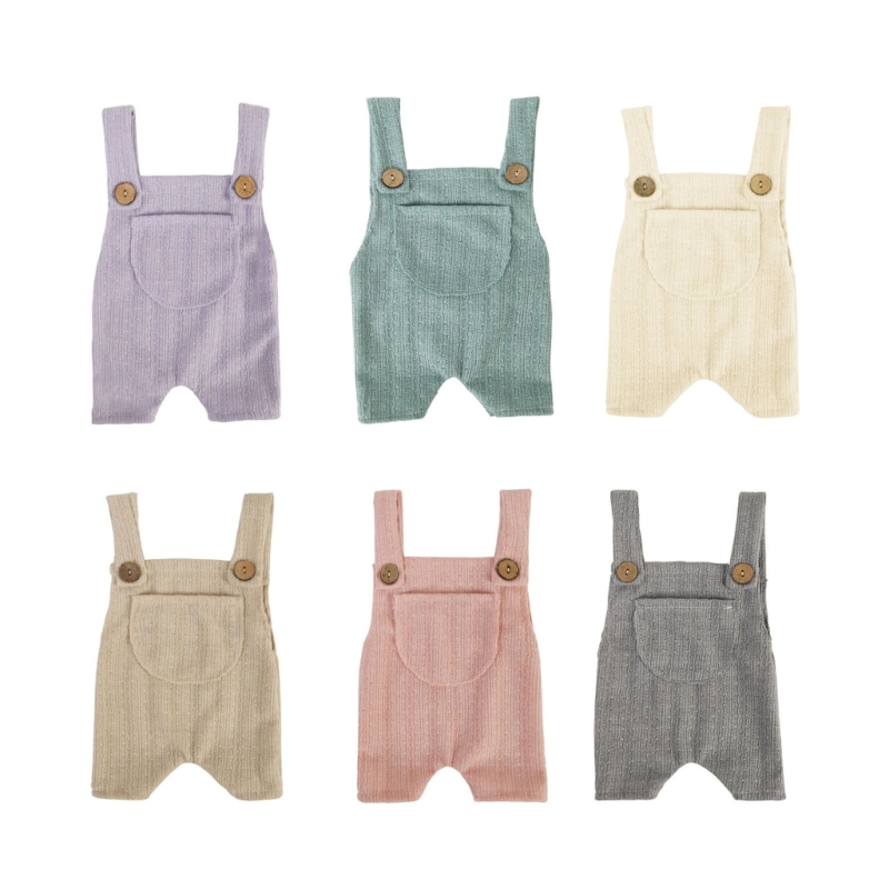 Accesorios para fotografía infantil, pantalones con tirantes, disfraz para sesión fotos, regalo ducha para recién nacido