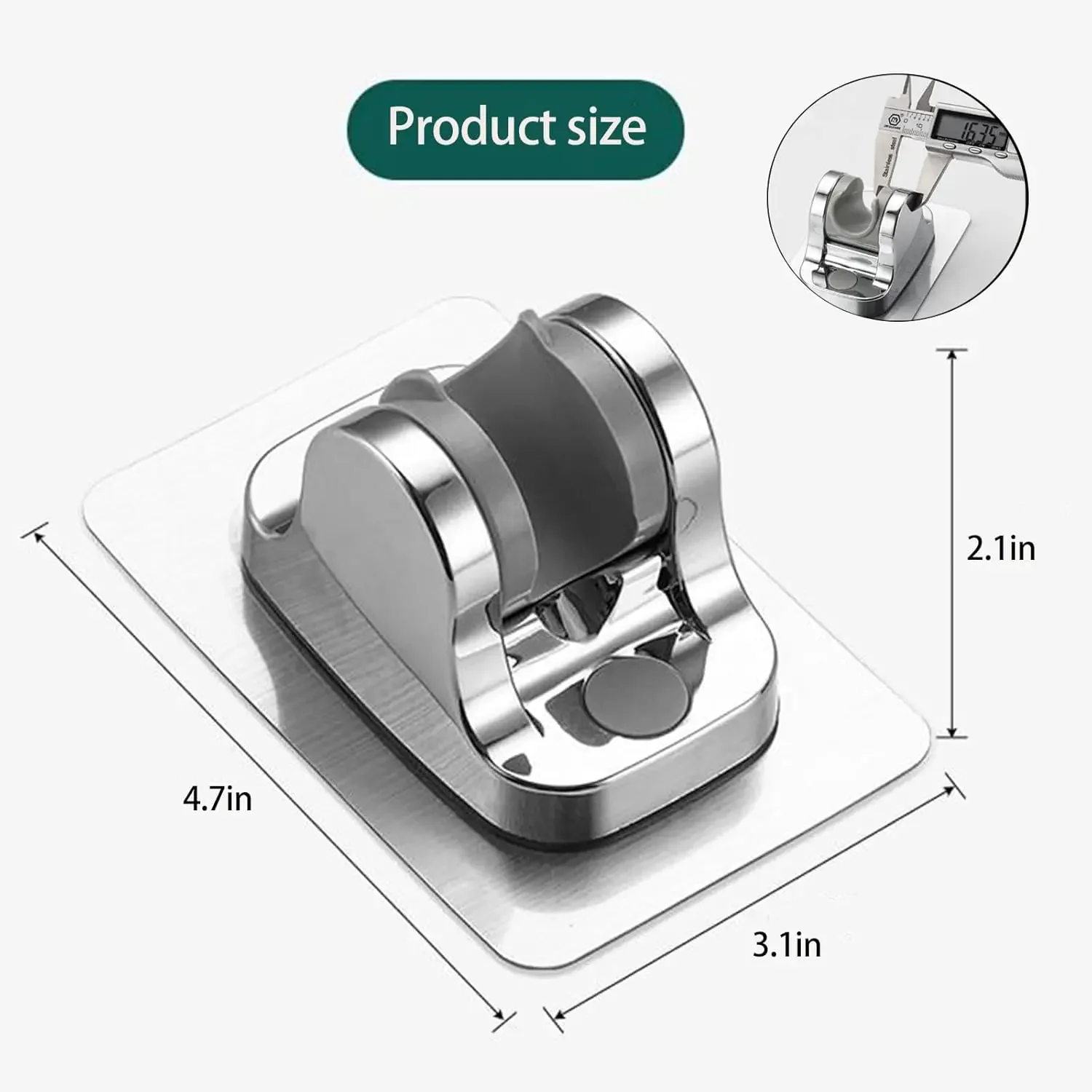 1PC ABS Wand Halterung Starken Klebstoff Dusche Kopf Halter Wasserdicht Einstellbar Badezimmer Dusche Halterung Einfache Installation Basis