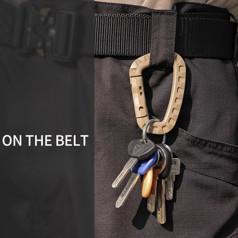 5 uds Tac Link Molle cinturón D hebilla Clip ITW llavero mochila al aire libre mosquetón gancho Camping escalada equipo EDC Multi herramienta