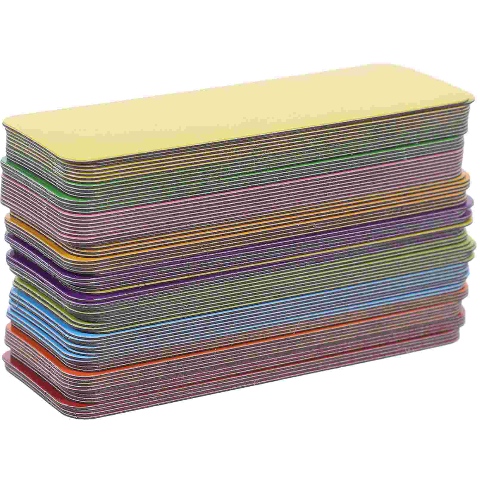 72 etiquetas magnéticas dos pces para o quadro branco ensacado seco apagar ímãs de geladeira magnético seco apagar etiqueta cartão etiquetas da placa de nome