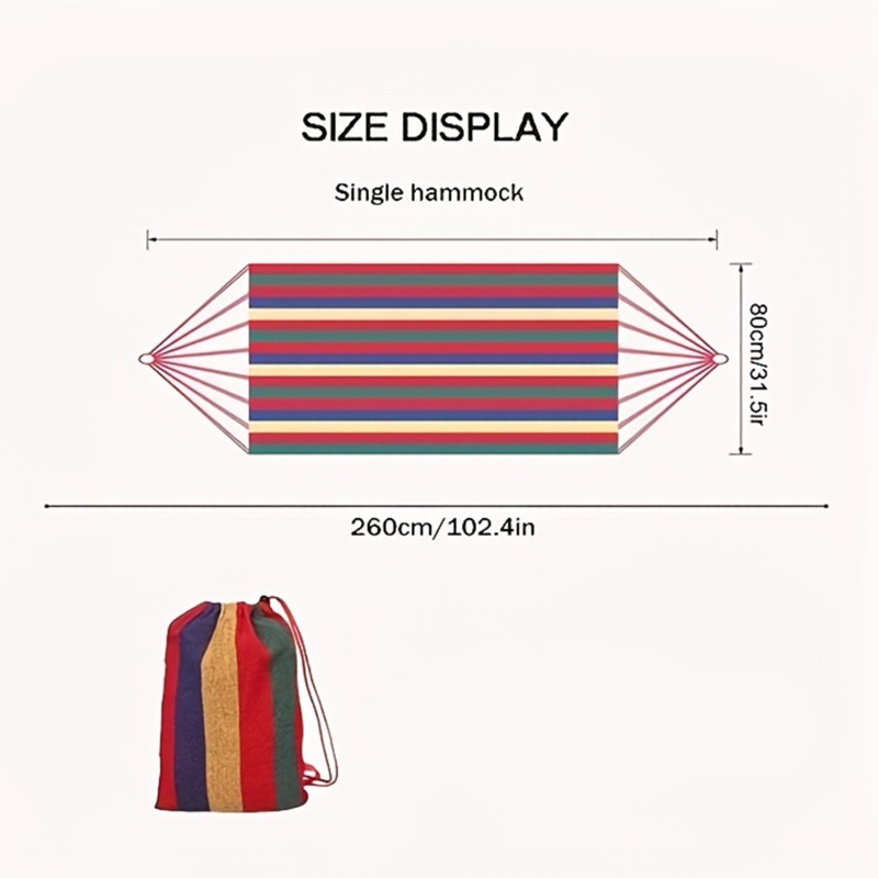 Portable Hanging Hammock Indoor Hammock Lazy Chair Travel Outdoor Camping Swing Chair Thick Canvas Bed Hammocks