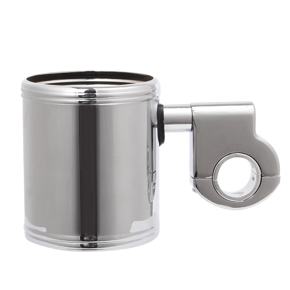 Universal Motorcycle Adjustable Plastic Cup Holder Chrome Handlebar Drink Bottle Holder For Harley Honda Yamaha Dyna Road King