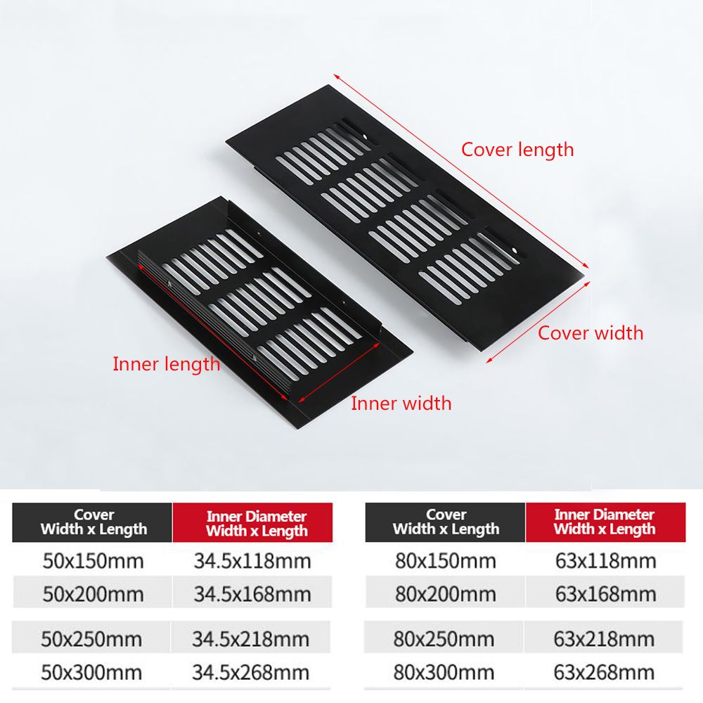 Решетка вентиляционных отверстий из алюминиевого сплава, декоративный вентилятор, решетка для чулана, втулка для обуви, украшение для домашней мебели, фурнитура