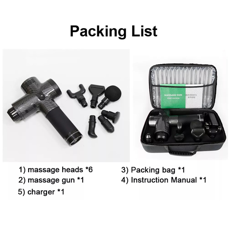 Faszienmassagepistole, elektrisches Percussionspistolen-Massagegerät, Körper, Hals, Rücken, tiefes Gewebe, Muskelentspannung, Schmerzlinderung, Fitness