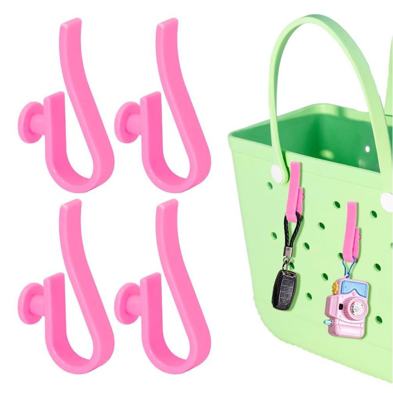 3Pcs Beach Bag Storage Hook Multi-Purpose Plastics Hooks Universal Insert Charm Hanging Sundries Organizer Beach Bag Accessories