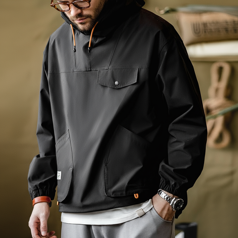 Maden повседневные уличные мужские куртки с несколькими карманами и капюшоном, весенне-осенняя свободная ветровка, парка, рыжий верхняя одежда для скалолазания, спортивная куртка