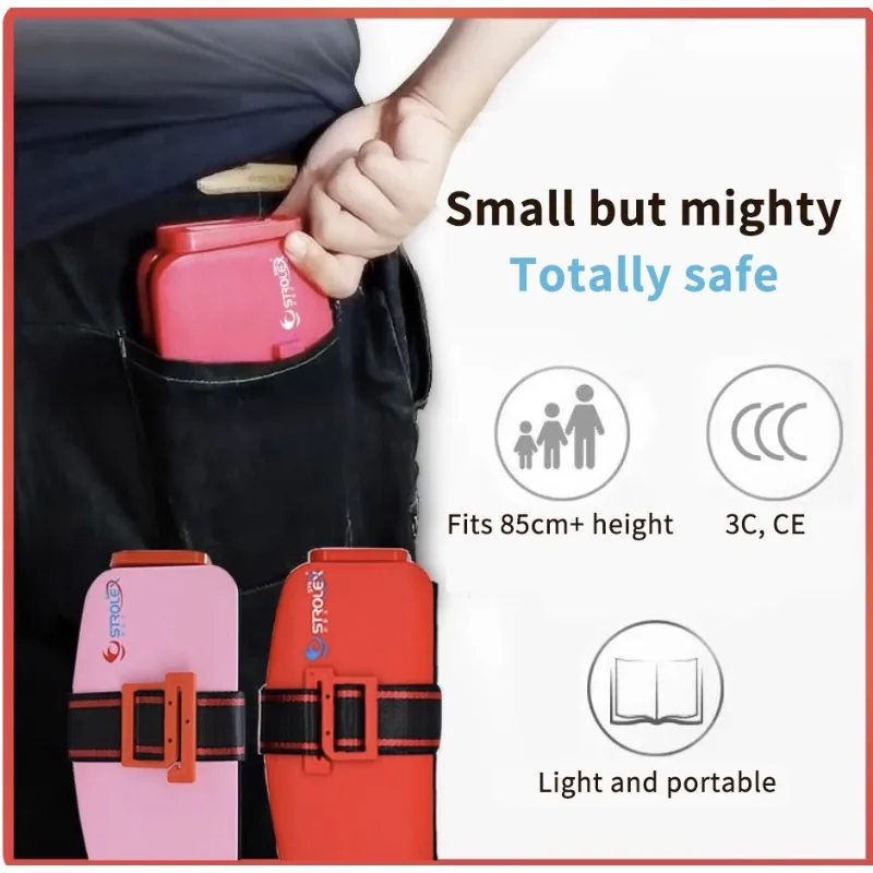 Mifold portátil assento de carro do bebê almofada de segurança bolso de viagem dobrável assentos de segurança do carro da criança arnês o grab and go nd go booster