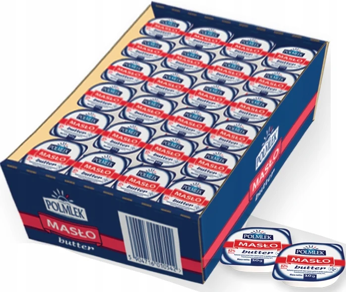 Masło Ekstra 82% 96 x 10g - Polmlek