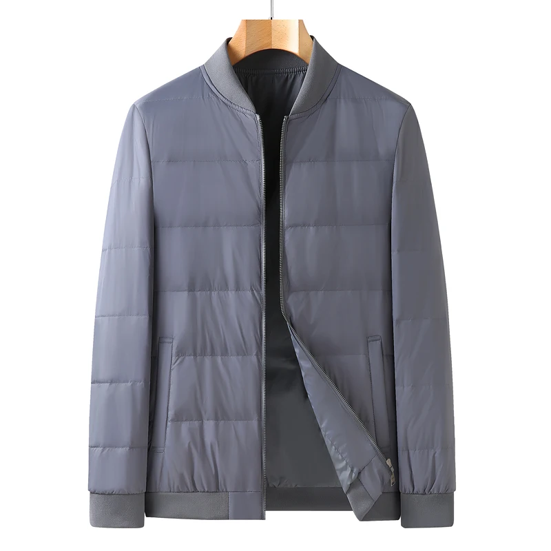 Oversized XL-8XL Lichtgewicht Eend Donsjacks 2025, Herfst Winter Effen Kleur Losse Pufferjassen Winddicht Gewatteerde Tops Kleding
