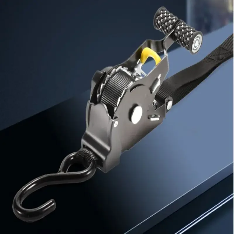 Correias automáticas para fita de carga cintos retráteis para motocicletas cinta de catraca para carga alça de bagagem cinto tensor de catraca para carro