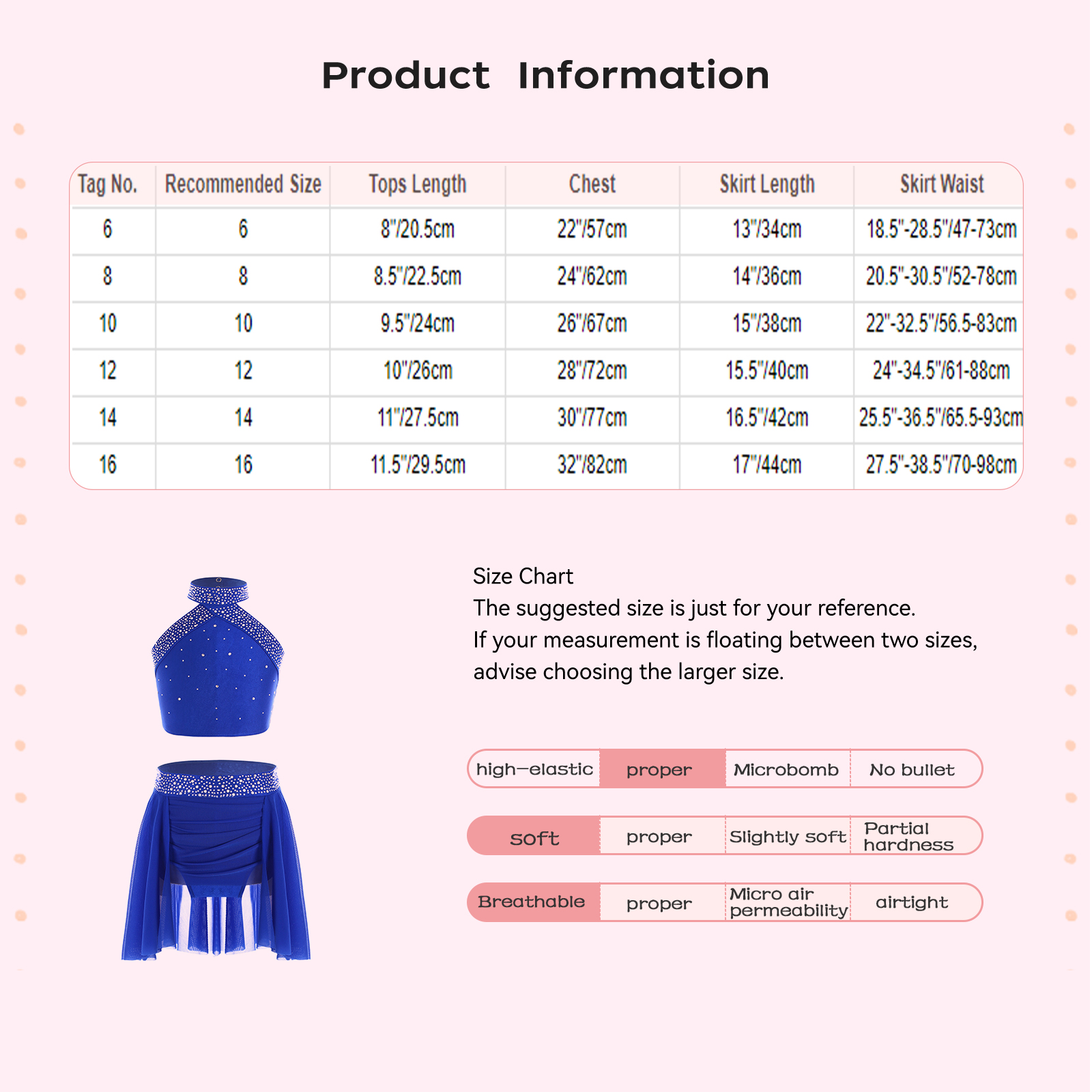 เด็กหญิง Lyrical Dance ชุดโมเดิร์นร่วมสมัยเครื่องแต่งกาย Rhinestones Crop Top กับกระโปรง Leotard สเก็ตน้ําแข็งบัลเล่ต์ Dancewear