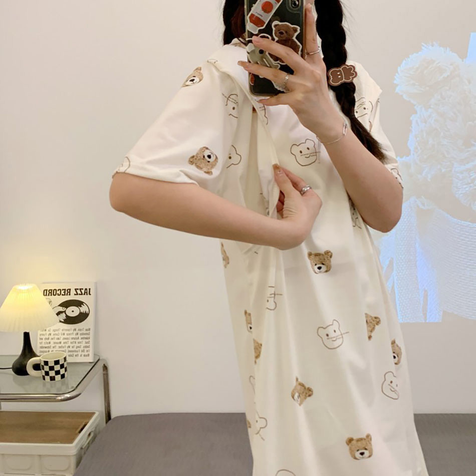 Ropa de lactancia de punto de talla grande para mujer, vestido para el hogar, ropa de dormir, ropa de lactancia, ropa de maternidad