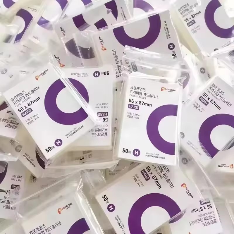 Korea Klar Kpop Foto Karte Hülse Anti-scratch Transparent Schutz Tasche Für Popcorn Diy Spiel Fußball Koreanische idol Karte halter