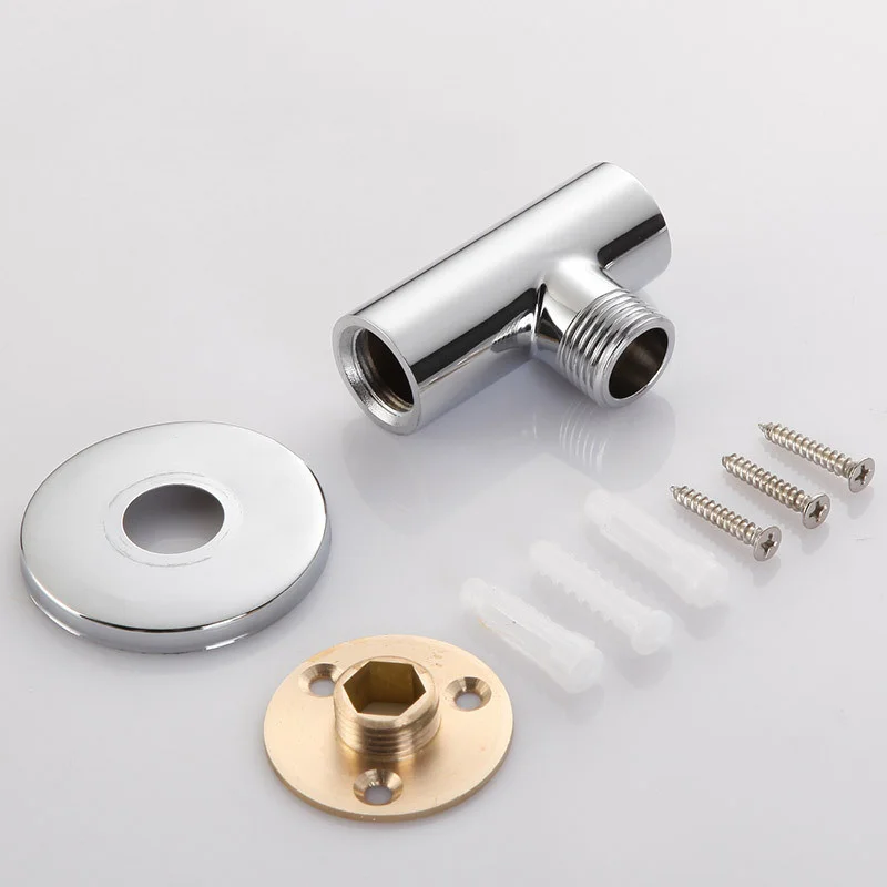 Brazo de ducha montado en el techo, Material de acero inoxidable cromado, accesorios de Hardware para ducha de baño, 1 Uds.