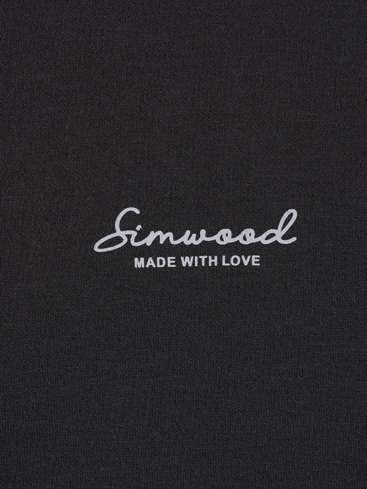 SIMWOOD-Sorona Moletons de Tecido Térmico, Pullovers Warm Oversize, 300gsm, Novo, Outono, Inverno, 2022