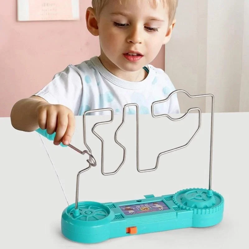Bambini Collison Scossa Elettrica Giocattolo Educazione Tocco Elettrico Labirinto Gioco Festa Divertente Gioco Esperimenti Scientici Giocattoli per I Bambini Regalo