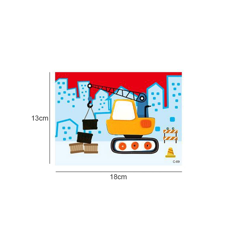 10 ชิ้น/เซ็ต 3D EVA โฟมสติกเกอร์การ์ตูน Ocean สัตว์ยานพาหนะชุดไดโนเสาร์ทําด้วยมือ DIY Art Craft ปริศนาของเล่นเพื่อการศึกษา