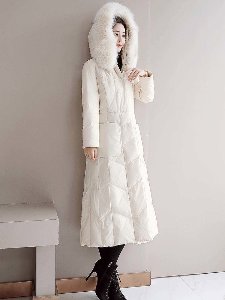 Lange Warme Kunstpelz Mit Kapuze Parkas Chaquetas Winter Chic Baumwolle Gepolsterte Winter Kalten Mantel Jaquetas Stepp Abrigos Chaquetas Neue