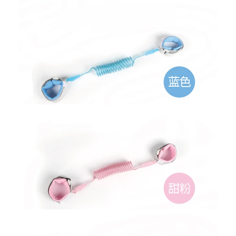 Pulsera anti-go para bebés y niños pequeños, pulsera antiliberación de viaje, cuerda de tracción de resorte de contracción, antipérdida