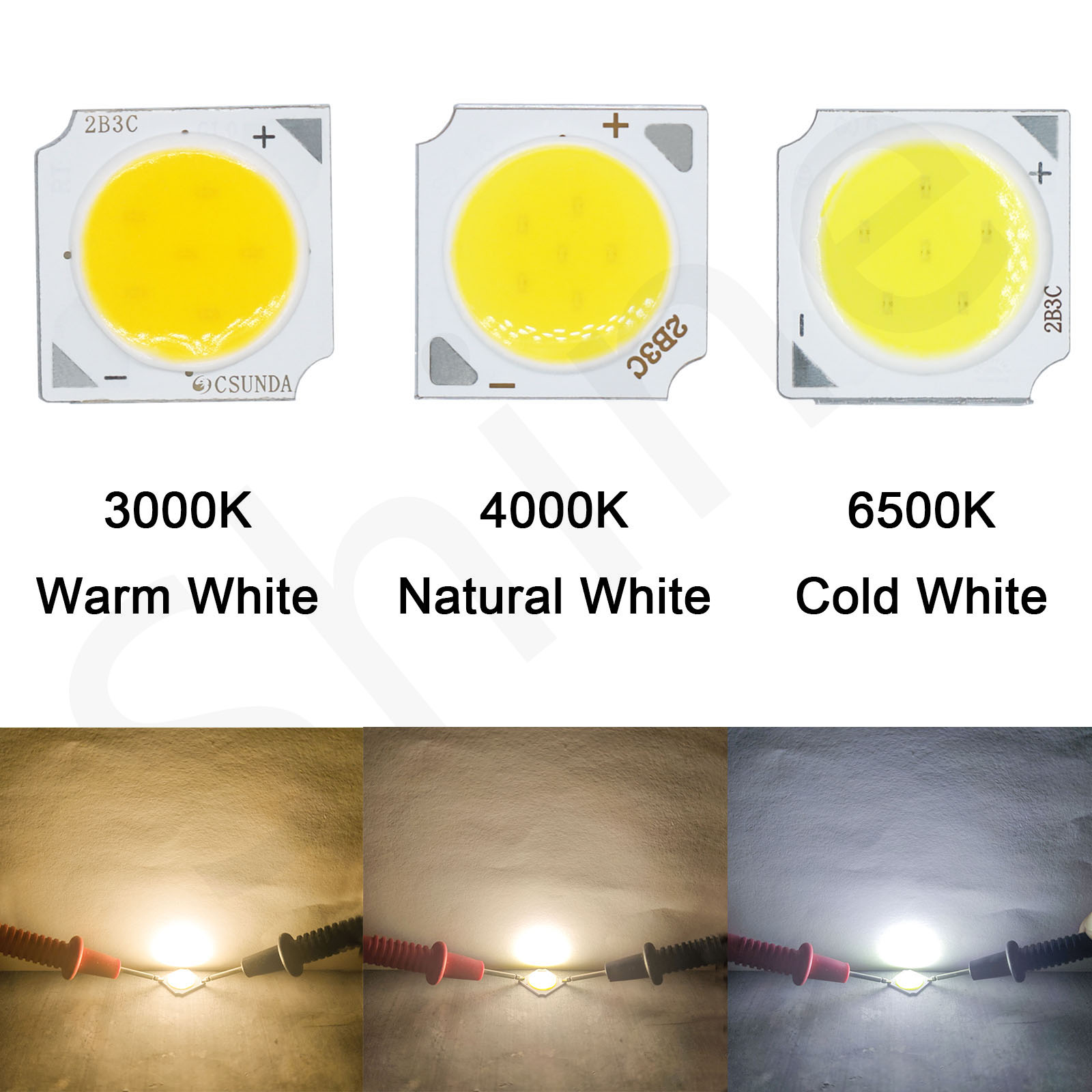 10 stücke 3 W/5 W/7 W/10 W 6500 K/4000 K/3000 K LED COB Licht Perlen 1313 Ra≥70 LED lampe Perle LED Birne Chip Spot Licht Downlight Diode Lampe